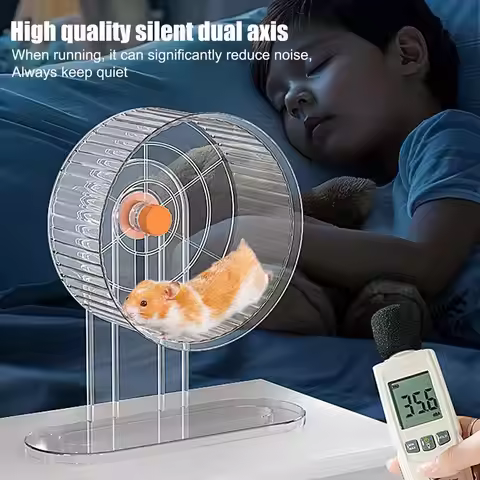 Hedgehog Wheel Quiet Chinchilla Wheel For Hamster Height Adjustable Small Animals Running Wheels Cag