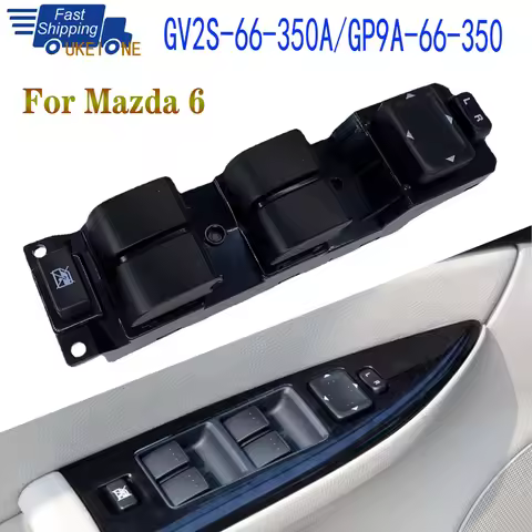Front Left Electric Power Window Lifter Switch with Mirror Control Button for Mazda 6 2005 2006 2007