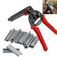 ♥New Red Hog Ring Heavy Duty M Nail Plier Fencing Fence Wire Ringer Gabion Mesh ☢q