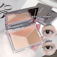 [Ready Stock] sweet mint Tricolor Elf Concealer Palette Cover Dark Circles Nasolabial Lines Facial C