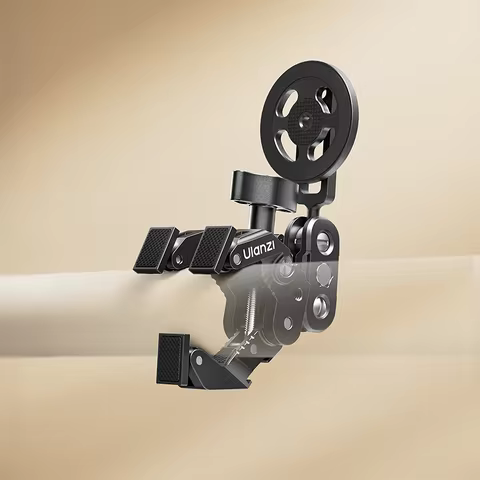 Ulanzi EA03 Super Clamp & Magnetic Mount Kit with 360° Ball Head for Smartphone Cycling Adventures O