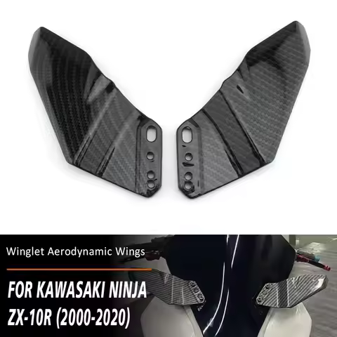 Motorcycle Winglet Aerodynamic Wing Kit For Kawasaki Z800 Ninja 400 ZX-6R ZX6R ZX10R ZX14R ZZR 1400 