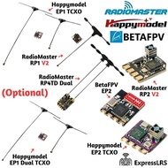 Happymodel Radiomaster BetaFpv EP1/EP1 Dual/EP2/RP1 V2/RP2 V2 RX 2.4G ELRS Nano True Diversity RX Fo