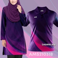 Baju Muslimah Couple Set AMS Jersey Couple Tshirt Muslimah Couple Wear Couple Set Couple Shirt Baju 