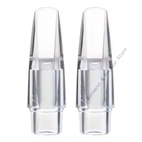 Clear Sax Mouthpiece Professional ABS Construction Improved Acoustics Performances ABS Mouthpiece Pe
