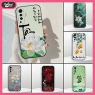 Vivo X50 4G 5G / X50 Pro case with calligraphy image of peace, parents, meaning