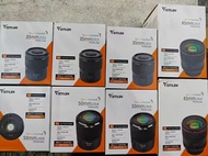 全新行貨自動對焦鏡頭 33mm 55mm 50mm 85mm 35mm f1.4 f1.8 f2 Full Frame APSC 大光圈 Vistilen Auto Focus Lens for Ca