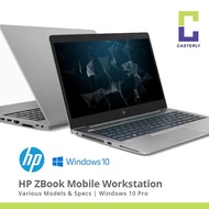 [Various HP Refurbished Mobile Workstation] HP ZBook 14 15 17 G3 G4 G5 G6 Zbook Studio