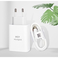 INFINIX 45W & 70W Charging CHARGER Adapter + FAST Charging USB data Cable a to TYPE-C