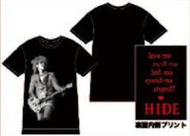 hide T恤 2018 X JAPAN 紅染夜 黑 / 短袖 周邊 上衣 衣服 LIVE 演唱會