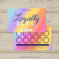 Member Business Card Package Customer Card/ Custom Loyalty Card/ Design