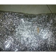 Silver light letter Charm