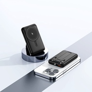 [รับประกัน 1 ปี] Magnetic Power Bank พาวเวอร์แบงค์ 20000mAh Wireless Charge แบตสำรองพกพา สายชาร์จในต