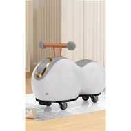 Baby Twist Car Ride On Toy, Silent Wheels Kids Scooter, Peanut Swing Car Walker for Boys and Girls