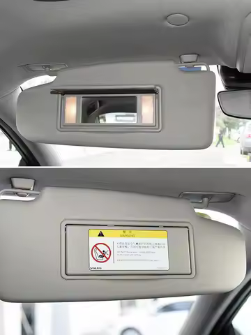 39822685-1 Car Front Interior Accessories Sun Shade Visor Makeup Cosmetic Mirror Cover For Volvo S60