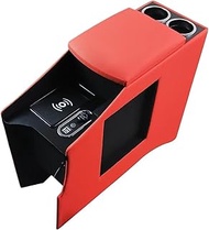 car armrest Car Armrest Box For Nissan For NV200 Console With Interface Centre(Right rudder-Red)