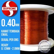 Enamel Copper Wire 0.40mm SUPREME Per ONION 0.40 mm 0.4mm 0.4 mm