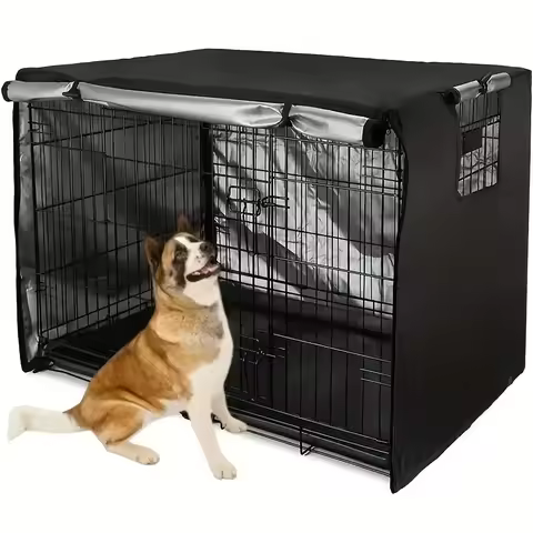 1pc Pet Dog Crate Cover, Durable Polyester Pet Dog Crate Cover for Indoor And Outdoor Protection And