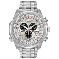 ▶$1 Shop Coupon◀  Citizen Eco-Drive Brycen Chronograph Mens Watch, Stainless Steel, Weekender, Silve