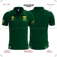 Days Sport S. Africa Rugby WC 2023 DX5+ Travel Jersey Rugby Polo Baju Berkolar Ragbi Team Mens Top A