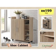 Shoe Cabinet/ Shoe Rack/ Rak Kasut/ Rak Kasut Kayu/ Rak Kasut Bertutup