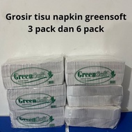 [WHOLESALE TISSUE] GREENSOFT NAPKIN TISSUE WHOLESALE 3 PACKS OR 6 PACKS | GREENSOFT Tissue| NAPKIN T