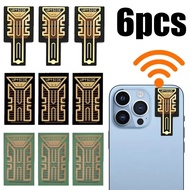 6Pcs SP11 Pro Mobile Phone Signal Booster Phone Antenna Amplifier  Portable Signal Enhancement Stickers Booster for iPhone Samsung Mi Universal 2023