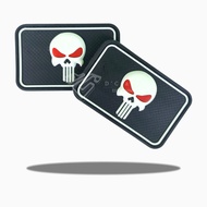 Punisher Square Logo Rubber Patch - Logo Emblem Patch