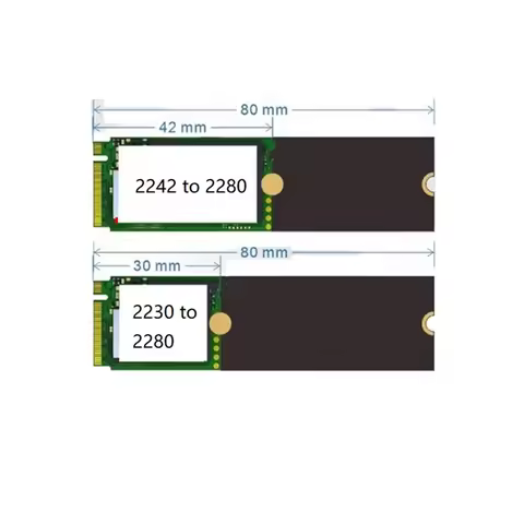 L07A-To 2280 M.2 Long Size NGFF M.2 SSD Adapter Converter Expansion Rack