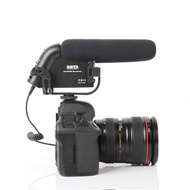 BOYA Broadcast-Quality Stereo Video Shotgun Condenser Mic Microphone with Windshield for Canon Nikon