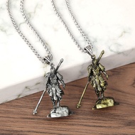Sturdy 3D necklace, Sun Wukong necklace, monkey king necklace, Wukong pendant, sweater necklace