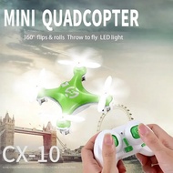 CX-10 Mini Drone 2.4G 4CH 6 Axis LED RC Quadcopter Toy Helicopter Pocket Drone With LED Light Toys F