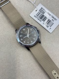 旺角門市100%全新現貨 CASIO復古尼龍帶手錶 MTP-V008B-5B 錶面深啡色錶帶卡其色 特別色系款