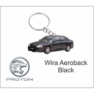 proton wira black aeroback 2D KEYCHAIN