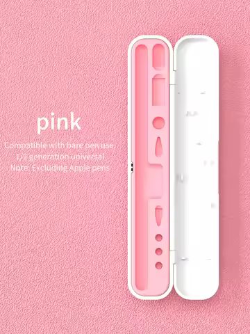 Suitable for Apple Pencil Storage Case, Portable Abs Silicone Protective Cover, Suitable for Apple P