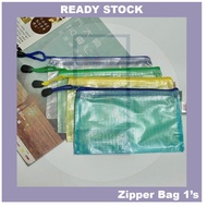 Fail Zip Berwarna A6 B5 Fail Berzip Zipper File Pouch Stationery Office School Pelajar Pejabat Ofis