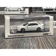Out of Print Brand New inno ACCORD cl7 Honda ACCORD EURO-R (CL7) 1: 64 White Alloy Car Model, Only O