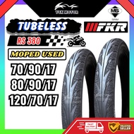 【RS380 17 inch】FKR TYRE TAYAR SAIZ 17 INCH Tubeless RS380 70/90/17 80/90/17 120/70/17  Tayar Bunga D
