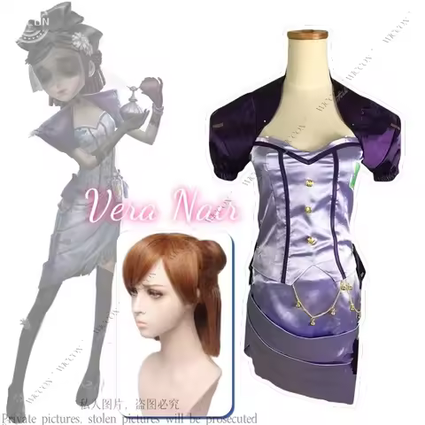 Vera Nair Anime Game Perfumer Identity V Cosplay Costume Wig Woman Halloween Party High-quality Cost