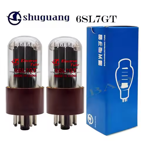 shuguang 6SL7GT Vacuum Tube Replace 6H9C 6N9P 5691 ECC35 6SL7 Hifi Audio Valve Electron Tube Amplifi