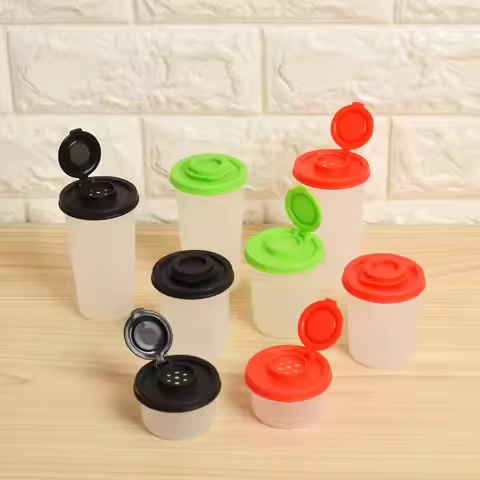 3/1Pcs Spice Jars Pepper Shakers Salt Picnic Outdoors Kitchen Lunch Bottle Moisture Proof Sealed Min