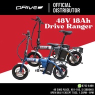 Eco Drive Ranger 48V 18Ah Foldable Ebike DYISLAND MT600 Hydraulic Brakes LTA Approved