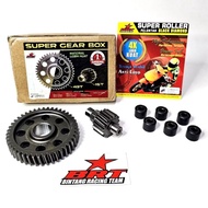 Gear Box BRT Gear Ratio 43T 15T Vario 110 Techno Vario Carburetor KVB BRT Original Varla Vartech