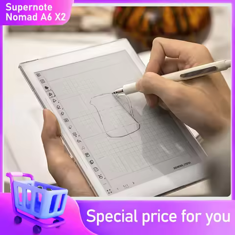 Supernote Nomad A6 X2 Digital Notebook 7.8" E Ink Screen Handwriting Drawing Ebook For Postgraduate 