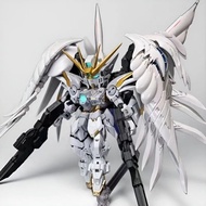 Takara Tomy | GL MGSD Wing Zero EW Snow White Version Angel Feather Drop Mech Assembly Model Kit Act