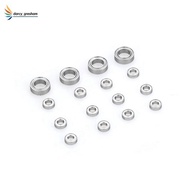16PCS Steel Bearing 3X6X2mm 6X10X3mm for  C14 C24 B36 MN D90 MN-90 MN99S RC Car Spare Parts Upgrade 