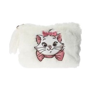 日本 Maison de FLEUR x Disney 富貴貓 米白色毛毛 手提包