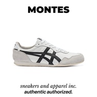 Sepatu Onitsuka Tiger White Black Leather Original