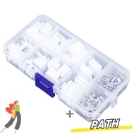 PA-HOME 120PCS VH3.96 Connector Kit, ABS 3.969mm Screw Terminal Block Connector, Convenient Versatil