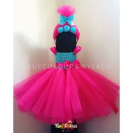 Trolls Poppy Tutu Outfit (1-7Y) with trolls headpiece